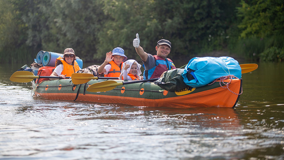 Сплав по Мошке через Заповедник