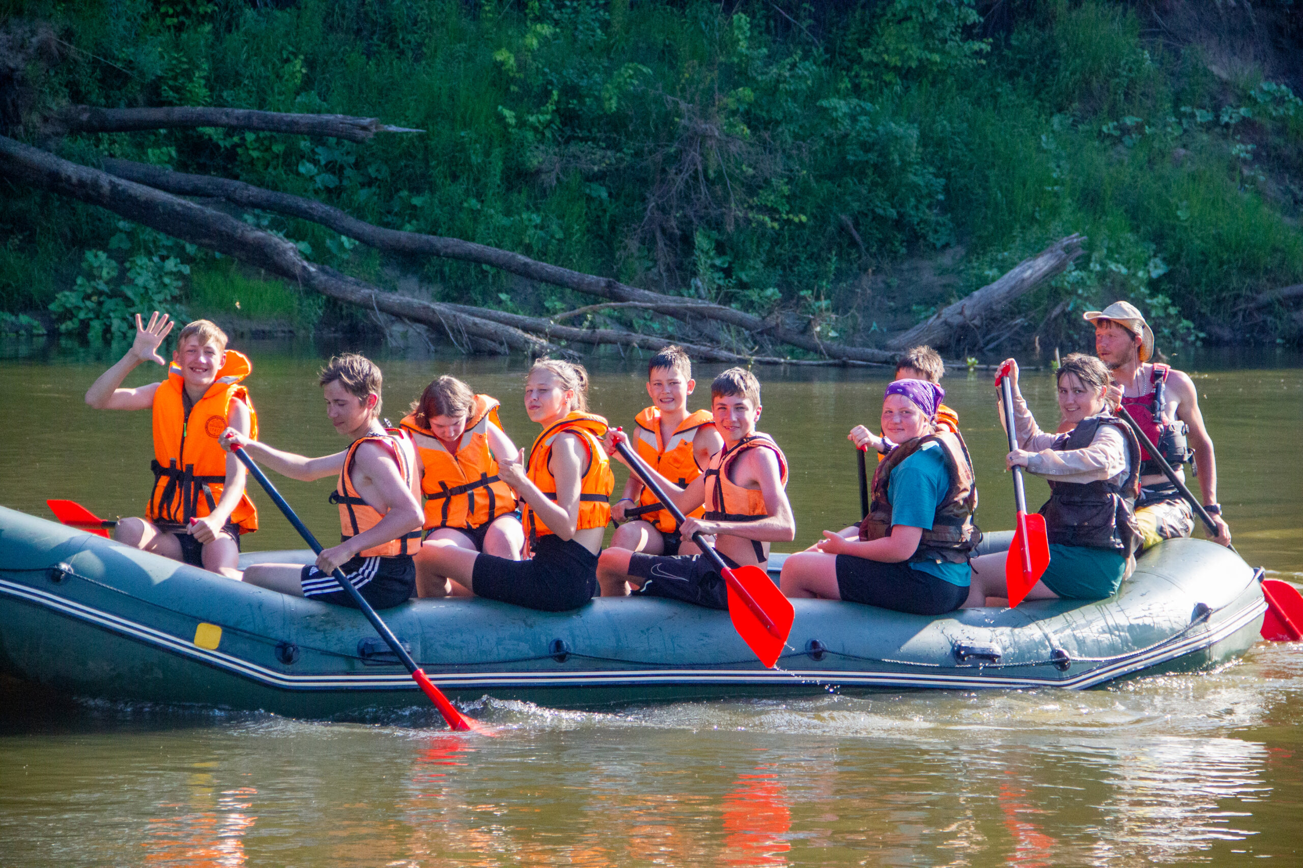 Детско-юношеский учебно-тренировочный сплав по Мокше