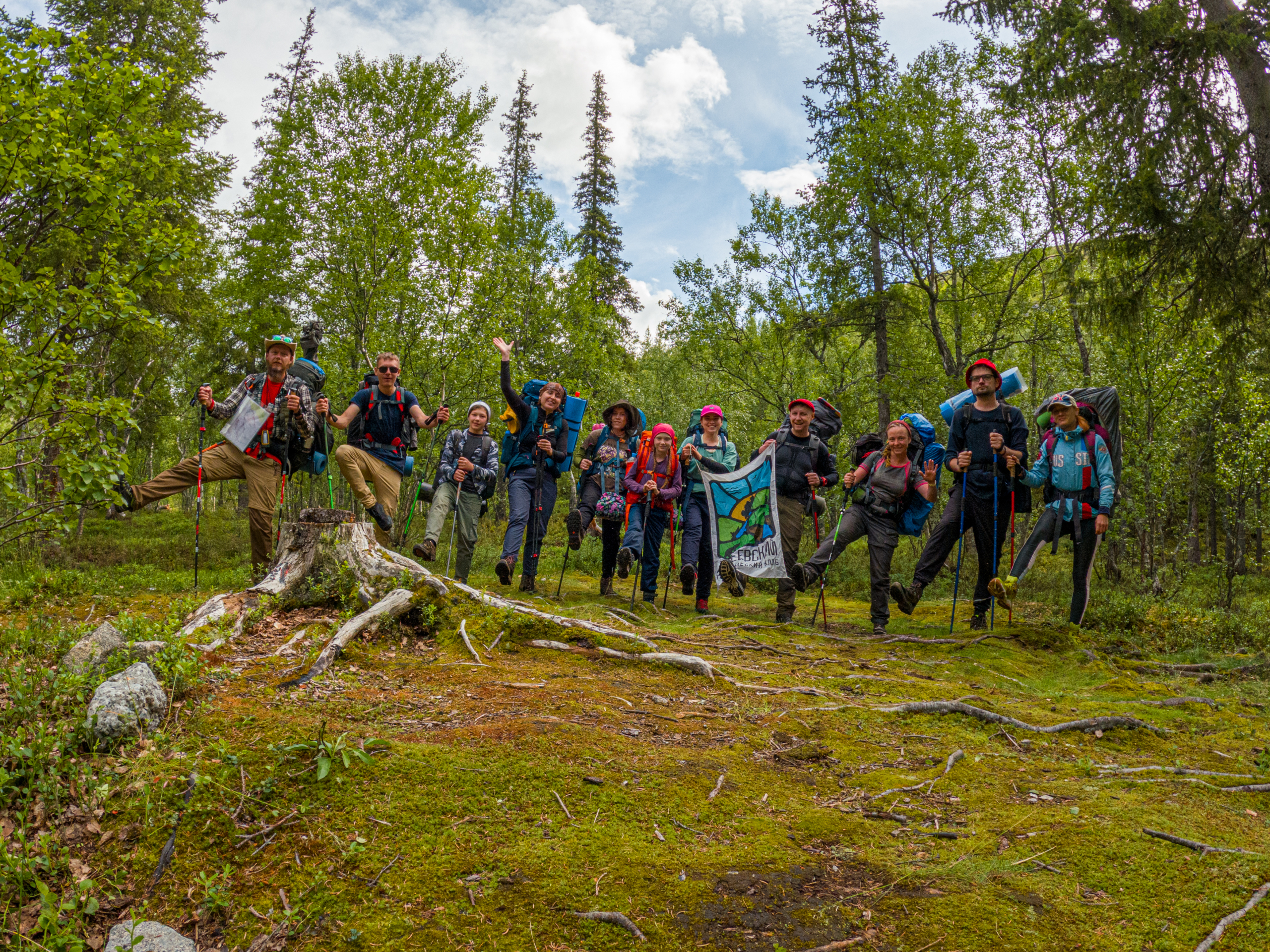 Семейный детский горный лагерь в Хибинах
