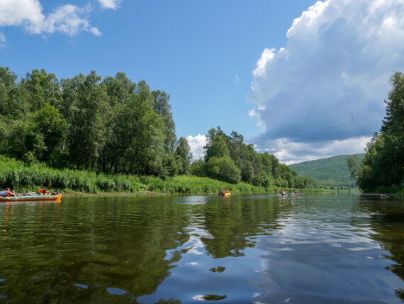 Сплав по реке Койва до реки Чусовая на байдарках в Пермском крае